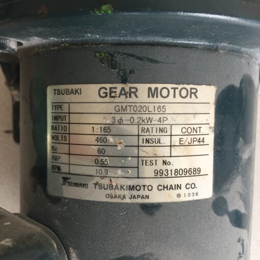 Tsubaki Gear Motor GMT020L165 - Image 4