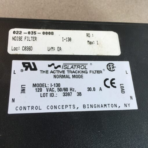 Islatrol Noise Filter I-130 - Image 3