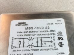 Alternative view of Nemic-Lambda Noise Filter MBS-1220-22