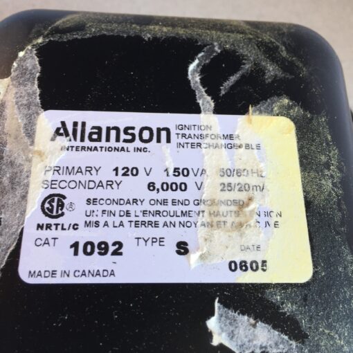 Allanson Ignition 1092-S