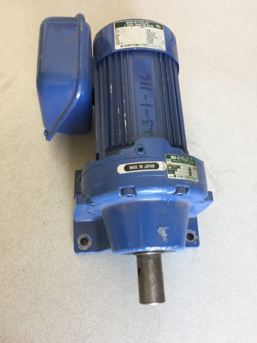 Sumitomo SM-Cyclo 3 Phase Motor CNHM05-E095-43