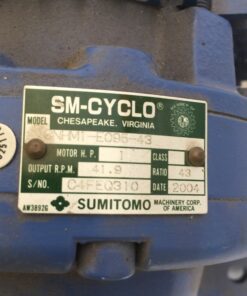 Sumitomo SM-Cyclo 3 Phase Motor CNHM1-E095-43