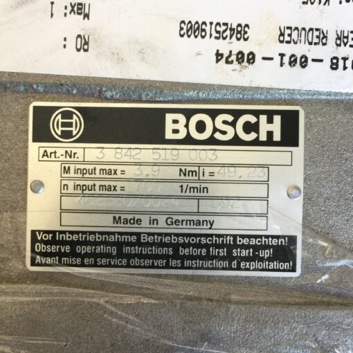 Bosch Gear Reducer 3842519003 - Image 4