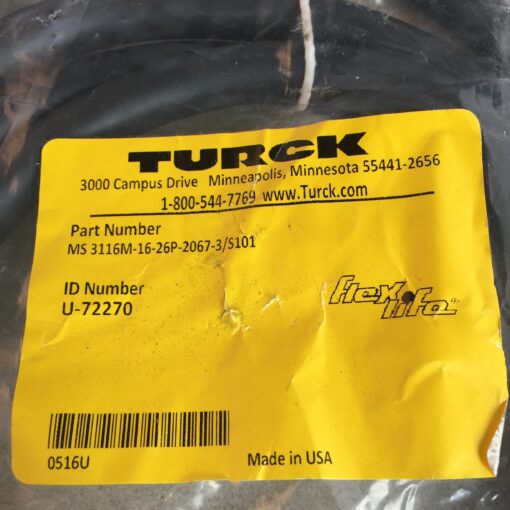 Turck Cable MS 3116M-16-26P-2067-3/S101 - Image 2
