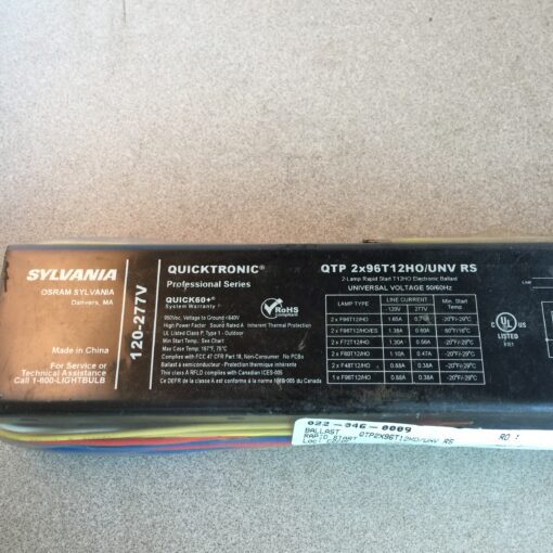 Sylvania Magnetic Ballast QTP2X96T12HO/UNV - Image 3