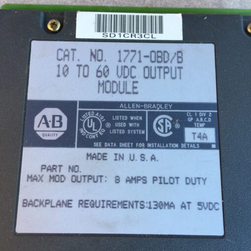 Allen-Bradley 1771-OBD/B - Image 2
