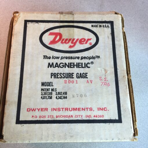 Dwyer Magnehelic Pressure Gauge 2001 AV