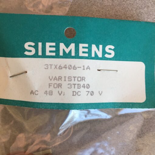 Siemens Varistor 3TX6 406-1A - Image 2