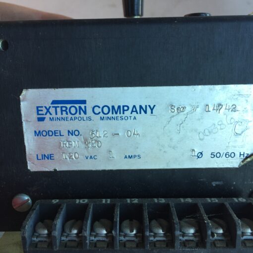 Extron Company Speed Detector 512-04 - Image 3