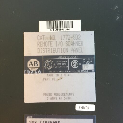 Allen-Bradley 1772-SD2 Remote I/O Scanner - Image 7