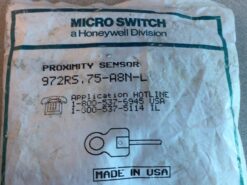 Honeywell Micro Switch Proximity Sensor 972RS.75-A8N-L
