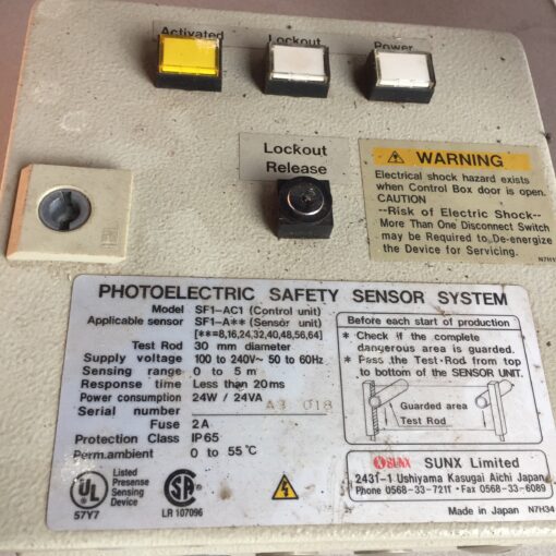 SunX Photoelectric Sensor SF1-AC1