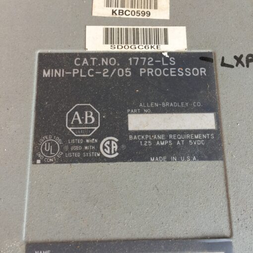 Allen-Bradley 1772-LS Mini-PLC-2/05 Processor - Image 2