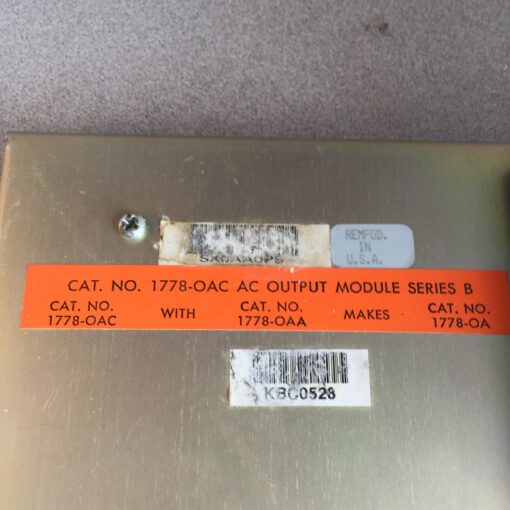 Allen-Bradley 1778-OAC AC Output Module - Image 3