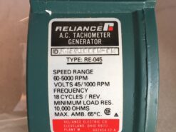 Alternative view of Reliance Ac Tachometer Generator RE-045