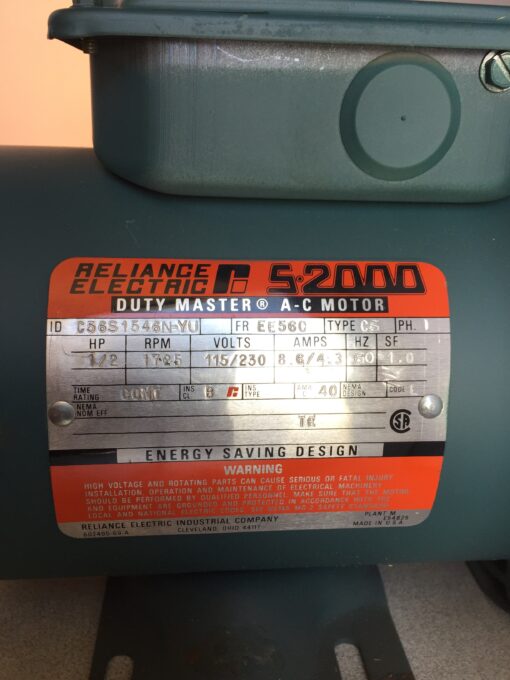 Reliance Electric AC Motor C56S1546N-YU - Image 2