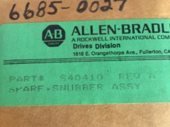Alternative view of Allen-Bradley Spare Snubber S40410