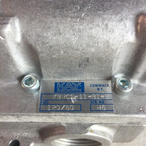 KAY Pneumatics 78RCS-11-81-E - Image 3