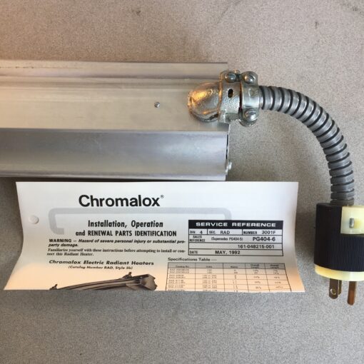 Chromalox Radiant Heater RAD-2063BX29