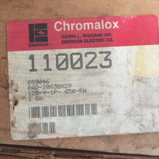 Chromalox Radiant Heater RAD-2063BX29 - Image 4