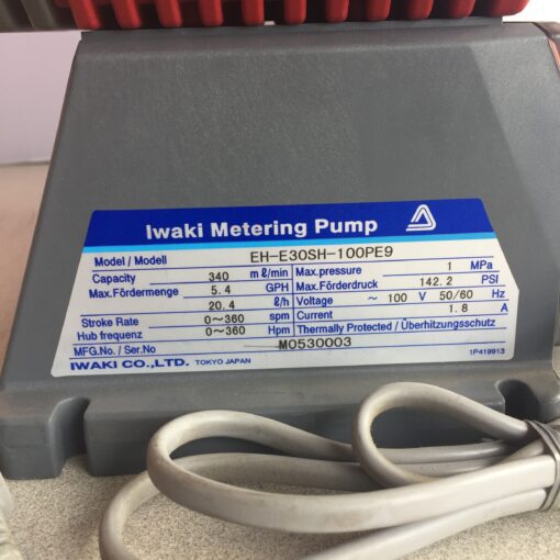 Iwaki Metering Pump EH-E30SH-100PE9 - Image 4