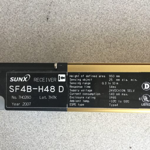 SunX Receiver SF4B- H48 D - Image 4