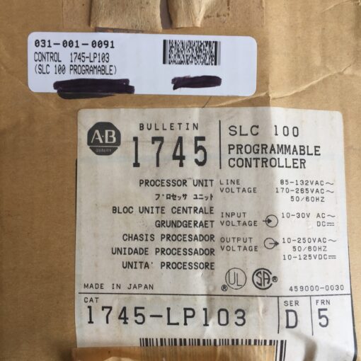 Allen-Bradley SLC 100 Controller 1745-LP103-D - Image 4