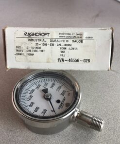 Ashcroft Duralife guage 25-1009-SW-02L-3000#