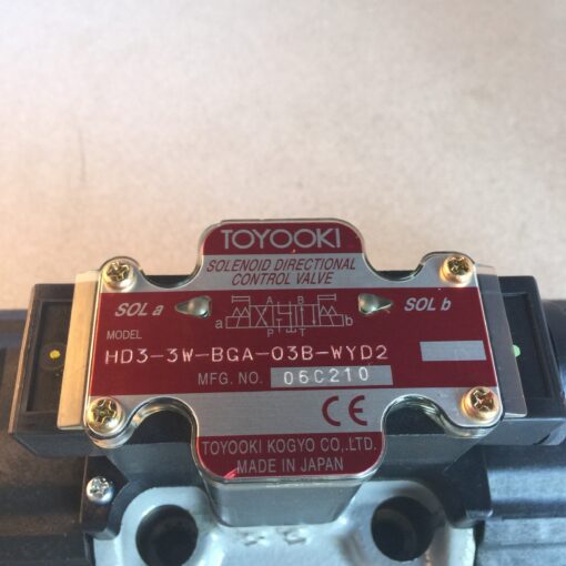Toyo-oki Solenoid Control Valve HD3-3W-BGA-03B-WYD2 - Image 2