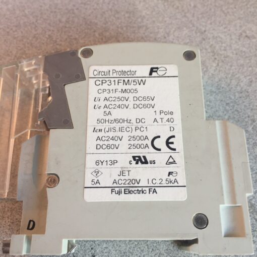 Fuji Electric Circuit Protector CP31FM/5W