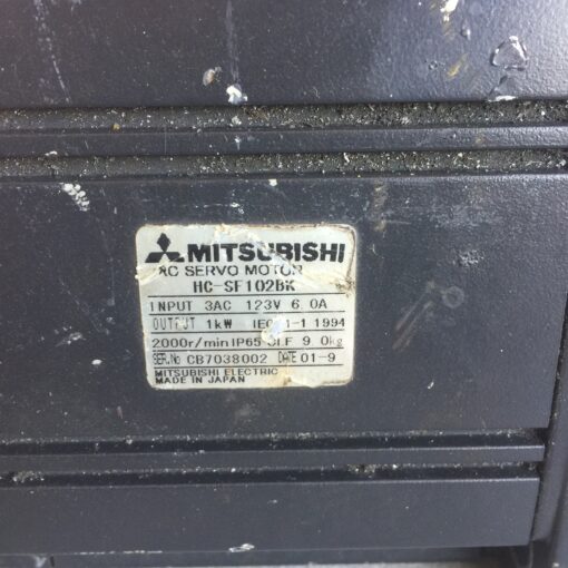 Mitsubishi AC Servo Motor HC-SF102BK - Image 2