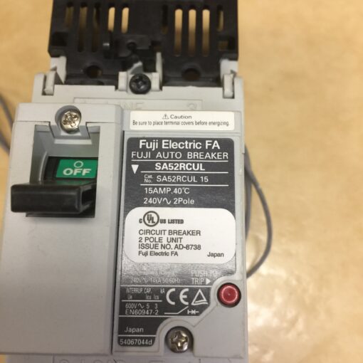 Fuji Electric Breaker SA52RCUL - Image 2