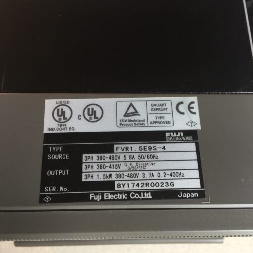 Fuji Electric Transistor Inverter FVR-E9S - Image 4