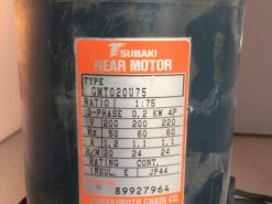 Alternative view of Tsubakimoto Chain Co. Gear Motor GMT020U75