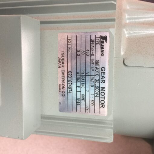 Tsubaki Gear Motor GMTA010-38L600V4 - Image 3