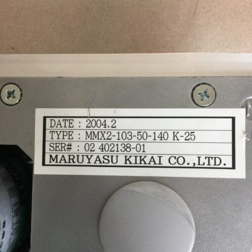 Maruyasu Kikai Conveyor Belt MMX2-103-50-140 K-25