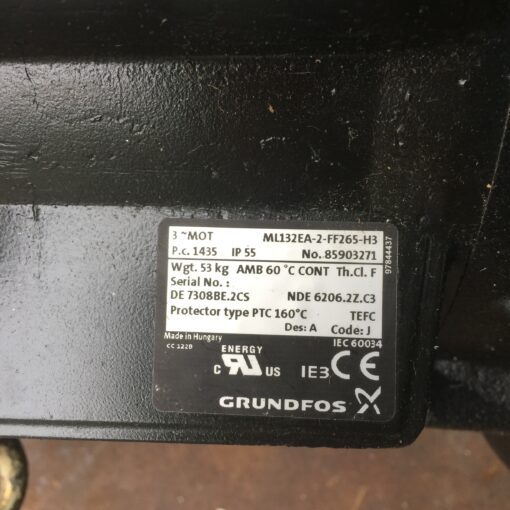 Grundfos Motor ML132EA-2-FF265-H3 85903271 - Image 6