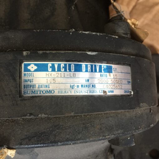 Sumitomo Cyclo Drive HX-211-LB - Image 2