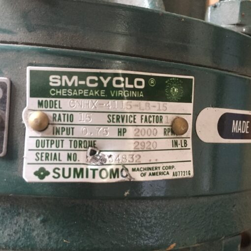 Sumitomo SM-Cyclo CNHX-4115-LB-15 - Image 4