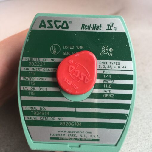 ASCO Redhat Valve 8320G184 - Image 3