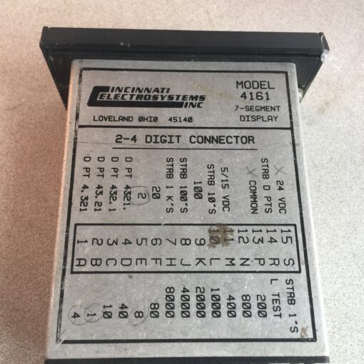 Cincinnati Electrosystem Panel Display 4161 - Image 4