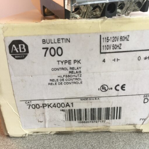 Allen-Bradley Relay 700-PK400A1 - Image 2