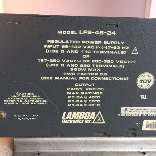Nemic-Lambda LFS-46-24 Power Supply - Image 3