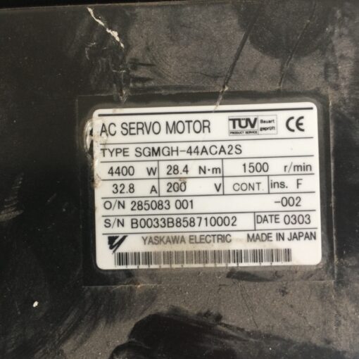 Yaskawa Servo Motor SGMGH-44ACA2S - Image 5