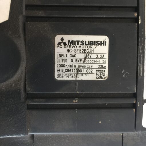 Mitsubishi AC Servo Motor HC-SF52BG1H with Cyclo Drive - Image 7