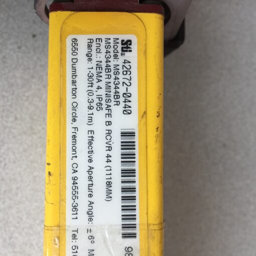 STI MiniSafe Light Curtain 42672-0440 Transmitter MS4344BX and Receiver MS4344BR - Image 2