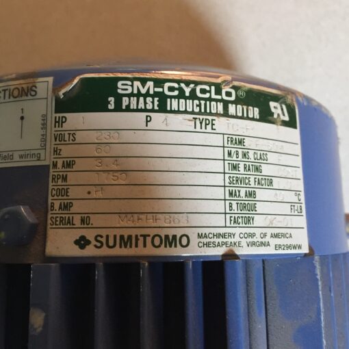 Sumitomo SM-Cyclo CNHMI-E095-43 - Image 5