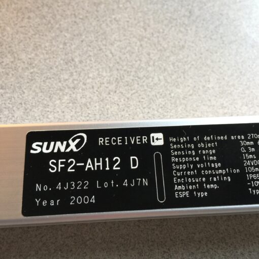 SunX SF2-AH12 Receiver and Emitter w/test rod - Image 3