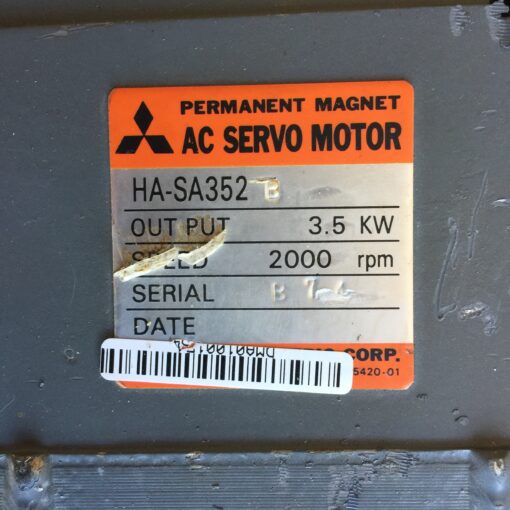 Mitsubishi AC Servo Motor HA-SH352B - Image 2