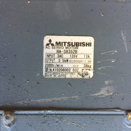 Mitsubishi AC Servo Motor HA-SH352B - Image 6